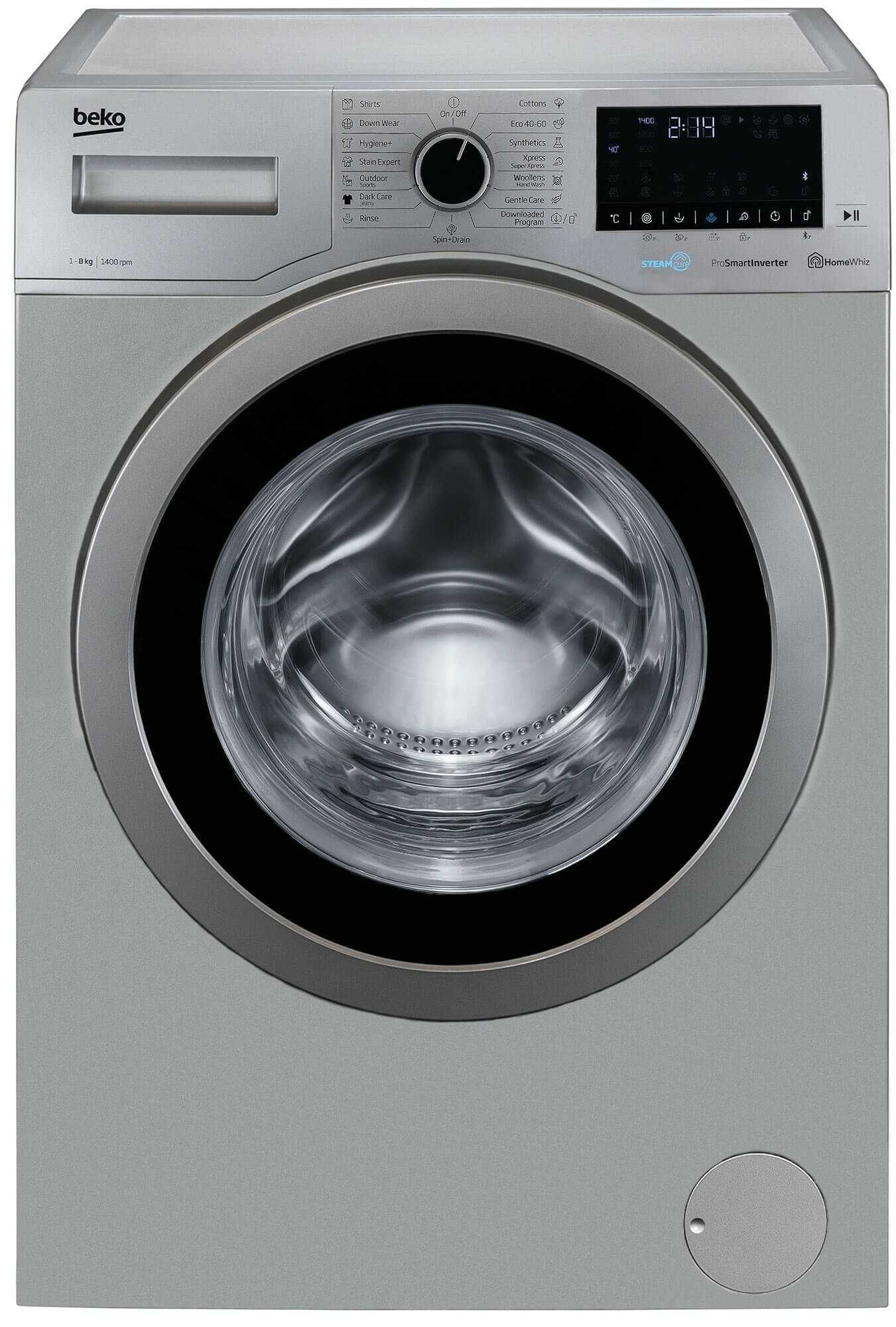 Masina de spalat rufe frontala Beko Clasa energetica AAA Gri