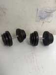 Gantere noi Germany set 20 kg. Ambele, 10 kg+10 kg=20 kg, pret 200 lei