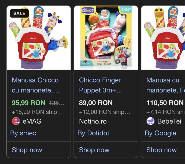 Lot 10 jucarii bebe fisher price, chicco