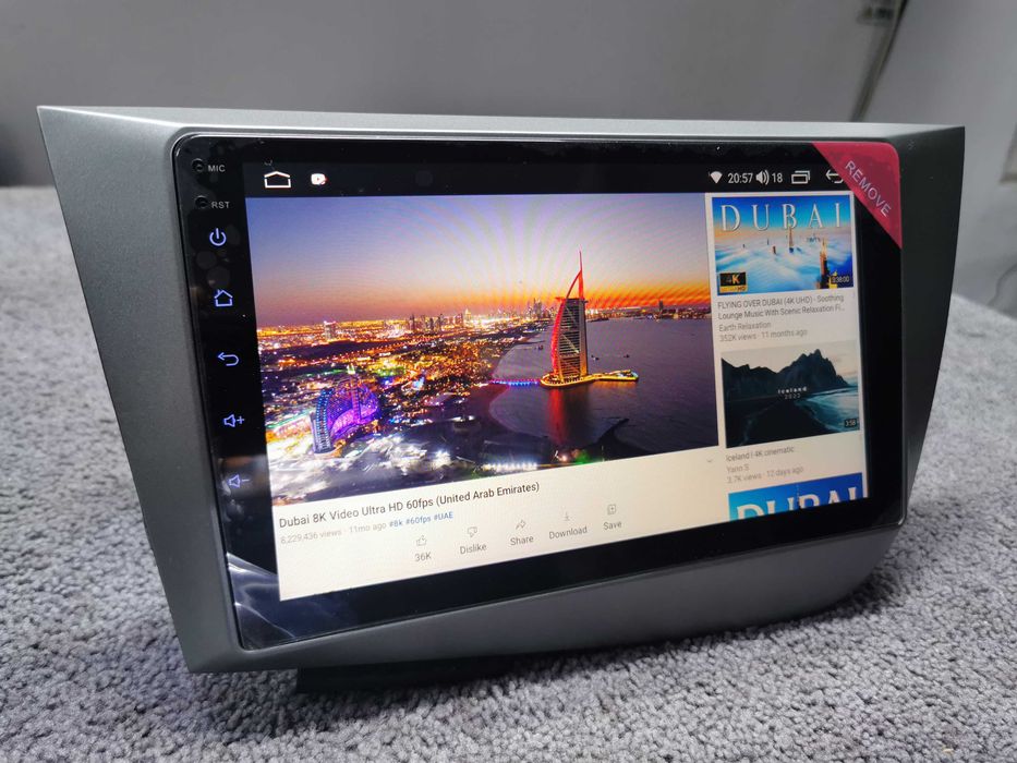 Navigatie Android Seat Leon 2005-2012 4/64gb QLED octacore port SIM