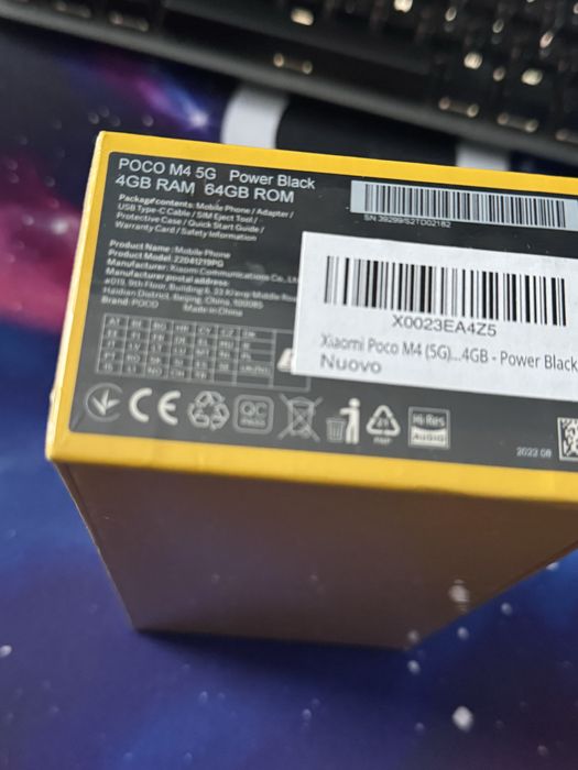 Telefon Mobil Poco M4 , 5G , 128Gb , Nou sigilat .