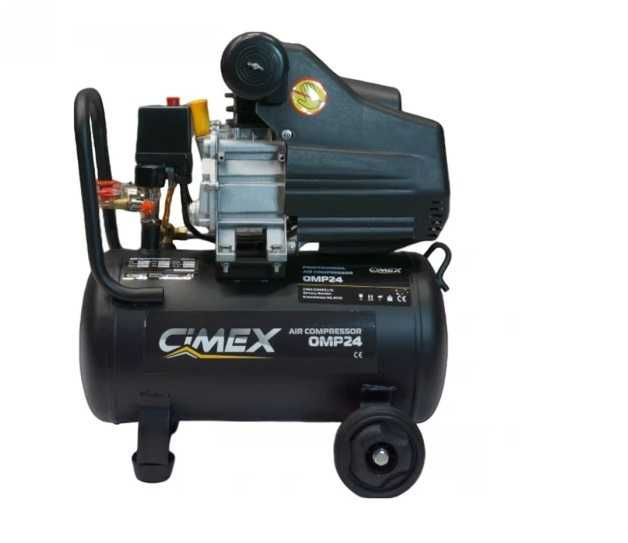 ПРОМО 10% Компресор за въздух CIMEX OMP24 - 24 л., 200 л./мин.
