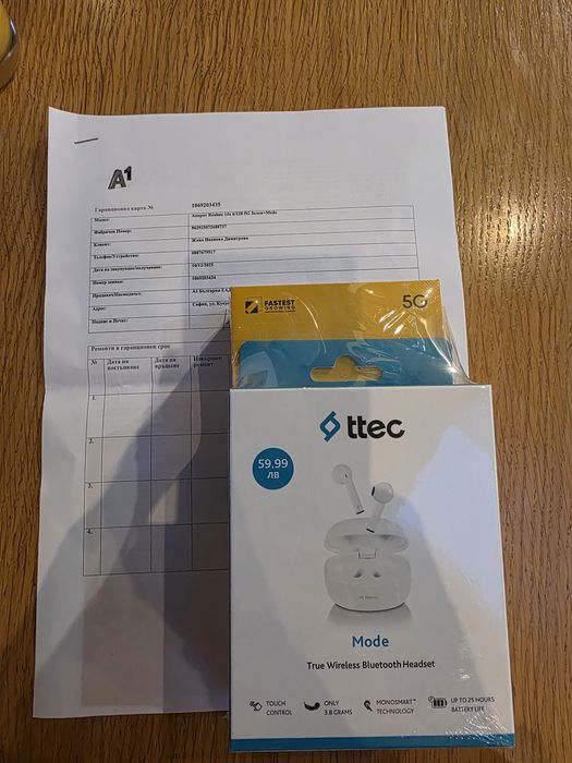 Realme 14x 6/128 5G Зелен + подарък безжични слушалки