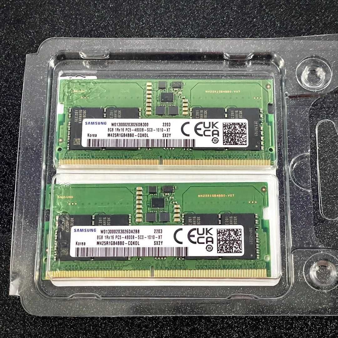 kit memorie laptop ram 16 GB DDR5 (2x Samsung 8 GB 4800MHz CL40)