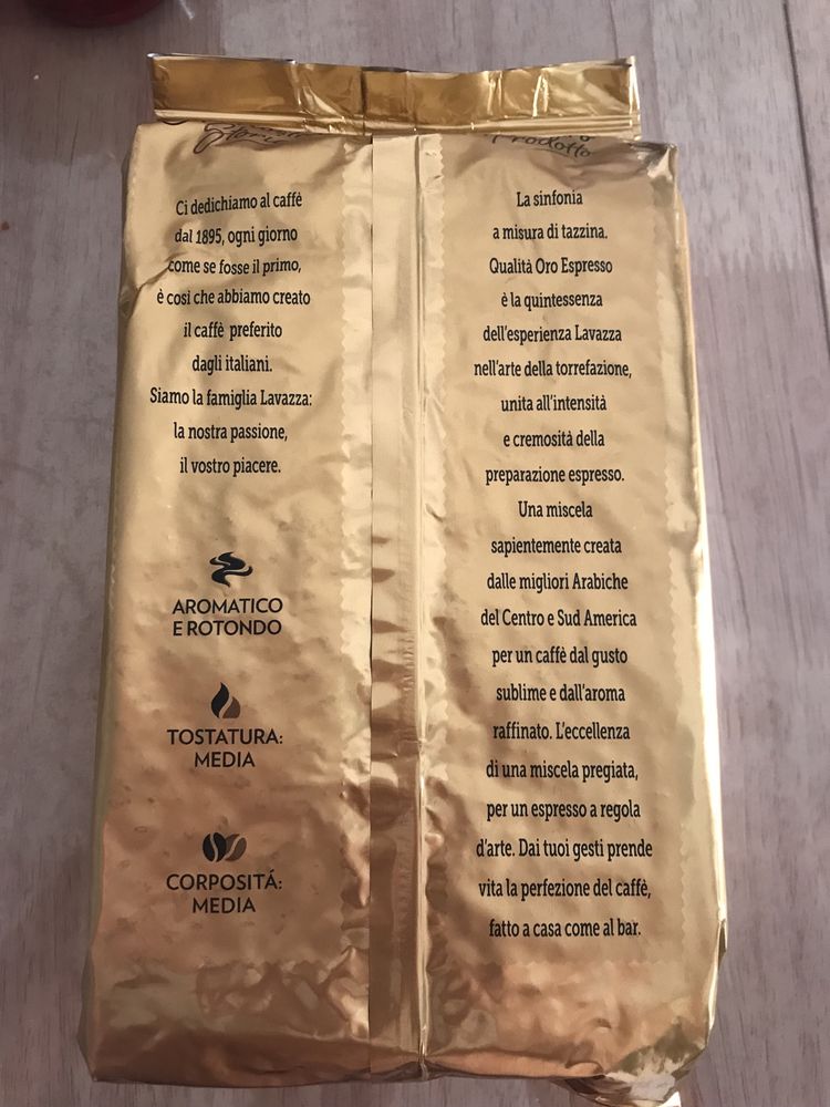 Cafea Lavazza Oro boabe