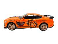 Masina metalica Mustang Shelby GT,Sunete,lumini,usi mobile,16cm,Orange