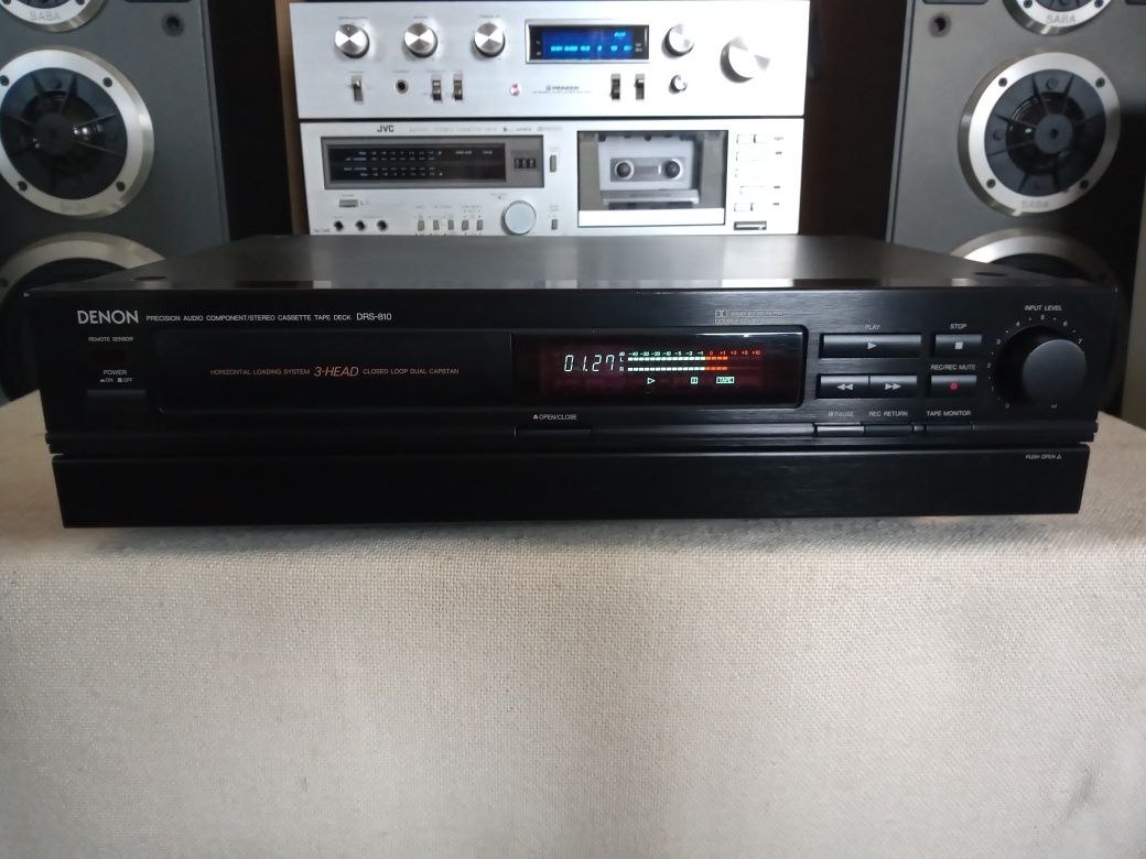 Deck Denon DRS-810. 3 Head,Dolby B,C, HX-Pro, Dual capstan.