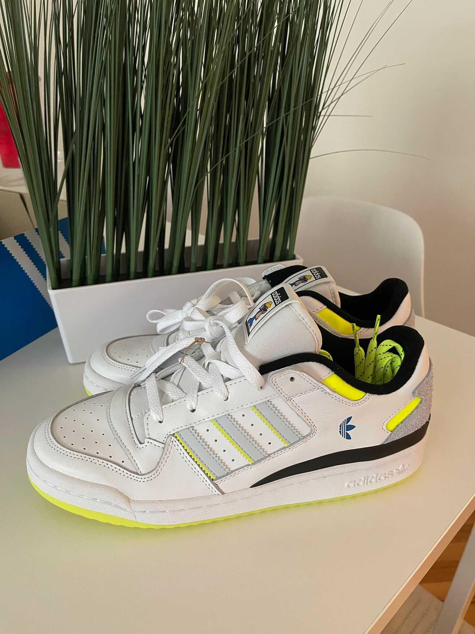 Adidas Forum Low CL x NFT Indigo Herz shoes 44 2/3