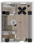 Garsoniera NOUA 37,5 mp Dex Residence