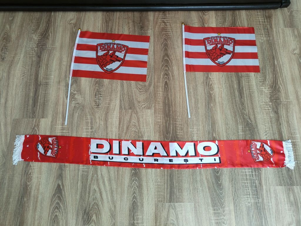 Set Dinamo 2 stegulețe + Esarfa Dinamo