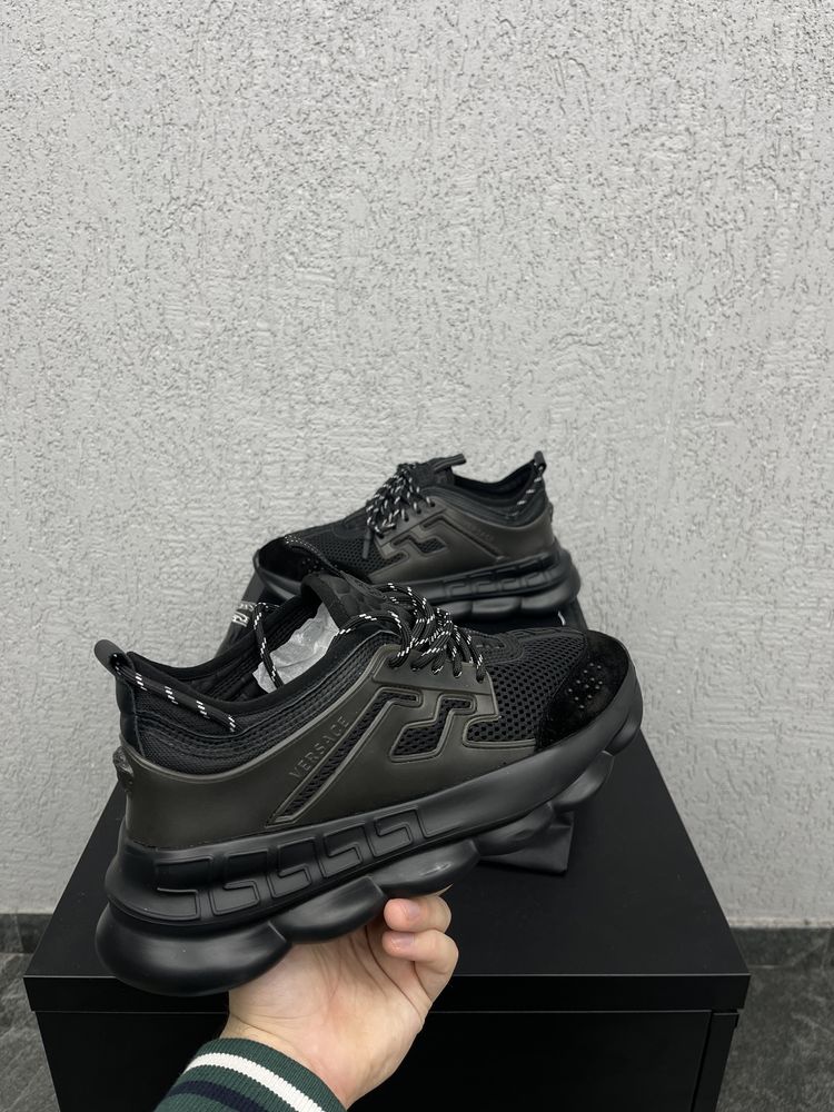 Adidasi Versace Chain Reaction premium full black