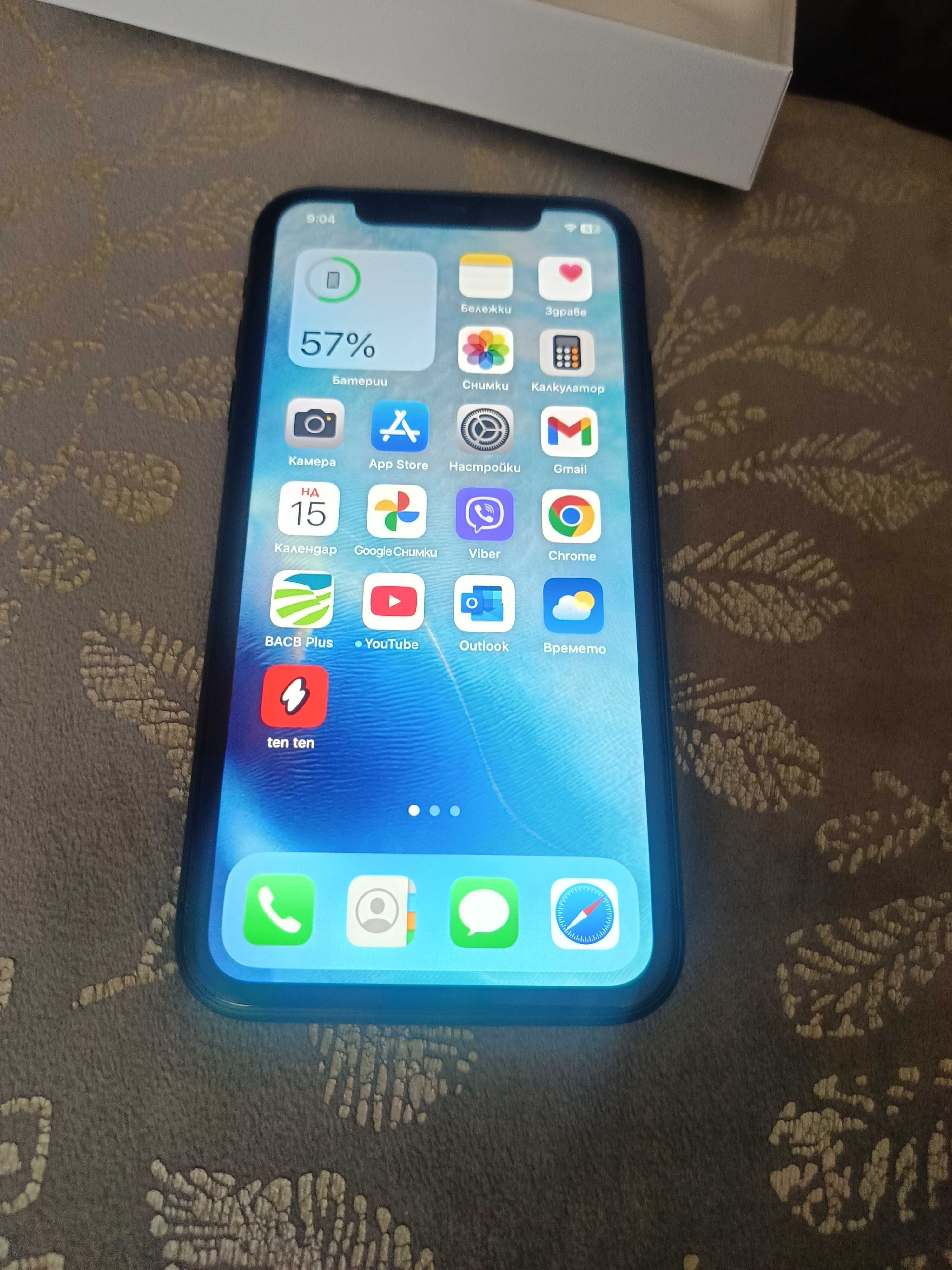 iPhone 11 64 gb.черен без БАРТЕРИ.