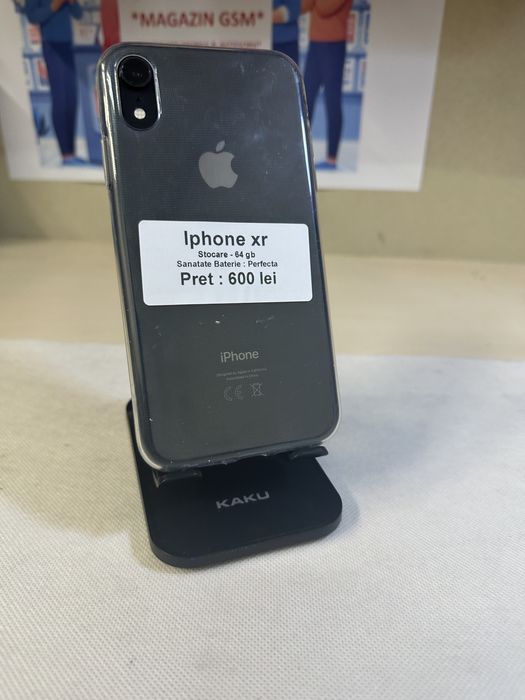 Iphone xr / 64 gb / folie sticla cadou