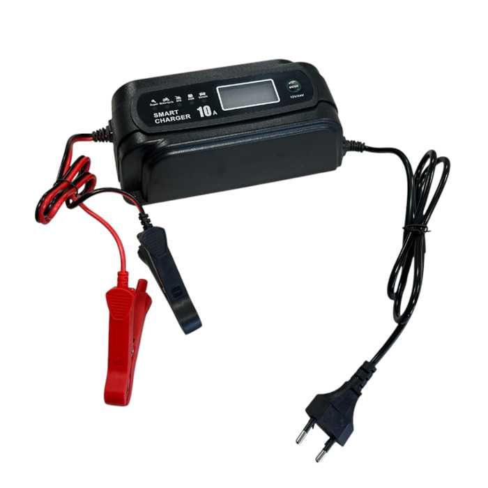 Смарт зарядно акумулатор PA1186 12V 24V 10A автоматично разпознаване