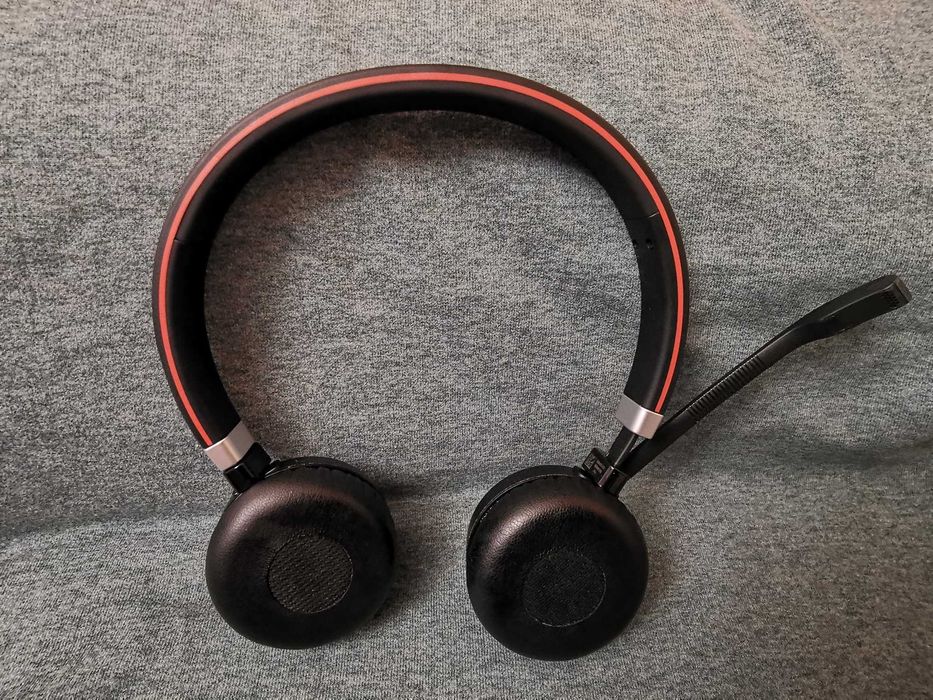 Jabra Evolve 65 casti Hsc018w Stereo Wireless Bluetooth fara accesorii