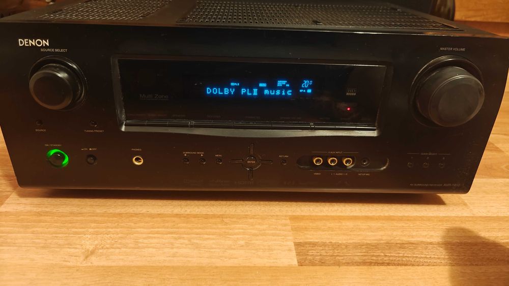 Receiver Denon AVR-1910 - stereo/5.1/7.1  dolby/DTS - (amp 7x90W)