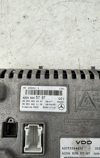 Display Navigatie A2048205797 Mercedes-Benz GLK-Class  seria