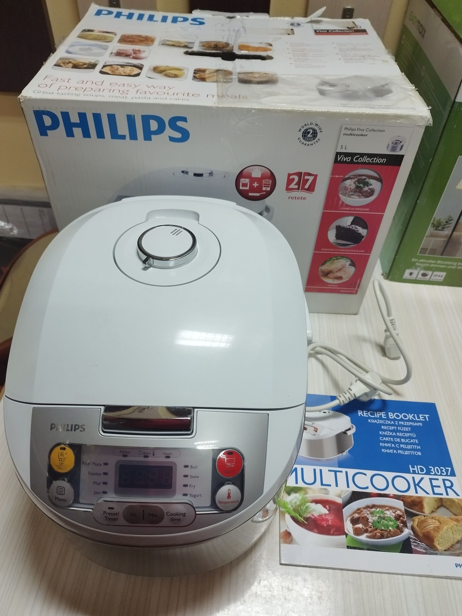 Multicooker Philips HD3037/70, 980 W, 5 л, Автоматични програми, Тайме