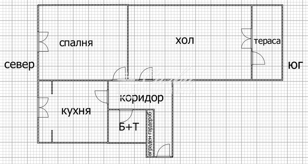 Двустаен СРЕДЕН апартамент  с ГАРАЖНА клетка – кв. Еверест!