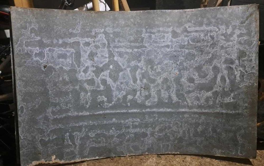 NOUA-Tabla zincata plana 1 m /0, 65 m/ 0,4 mm, cumparata si nefolosita