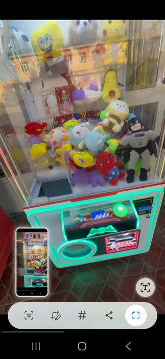 Хватайка , игрушка аппарат,  мягкие игрушки аппарат, yumshoq o'yinchoq