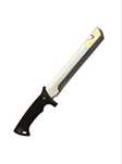 Cutit tip Maceta, 40 cm, otel, Lama zimtata, maner plastic cauciucat
