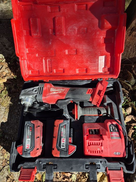 Milwakee 125mm акумулаторен шлайф