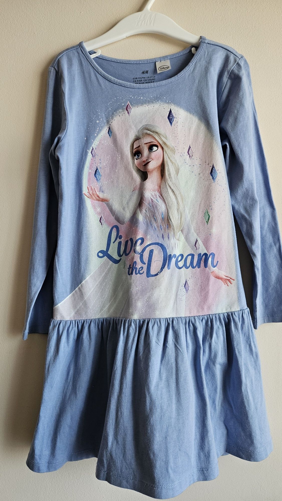 Рокля за момиче 4-6 г. H&M с Elsa