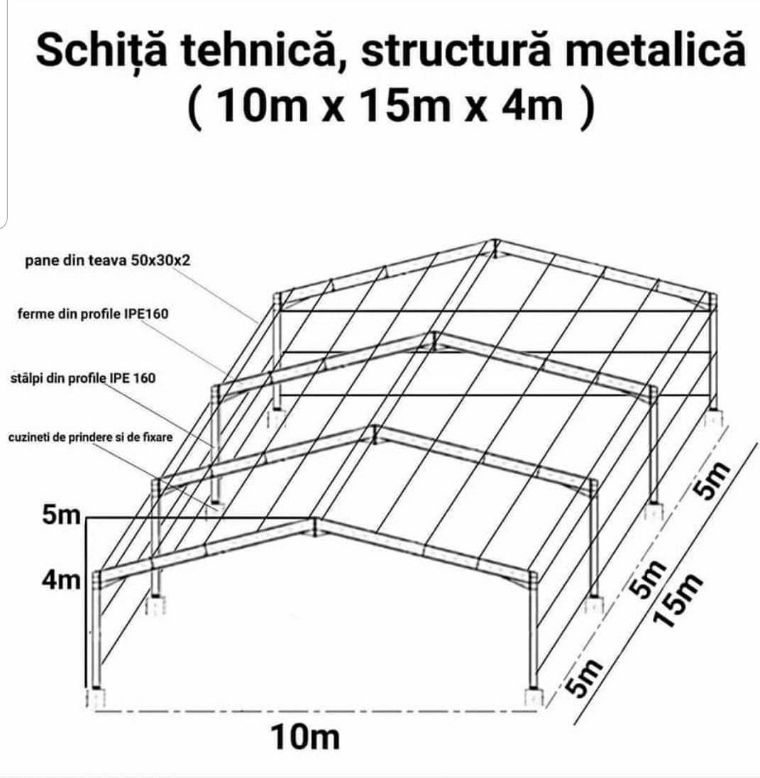 Vand hala metalică 12x38h4