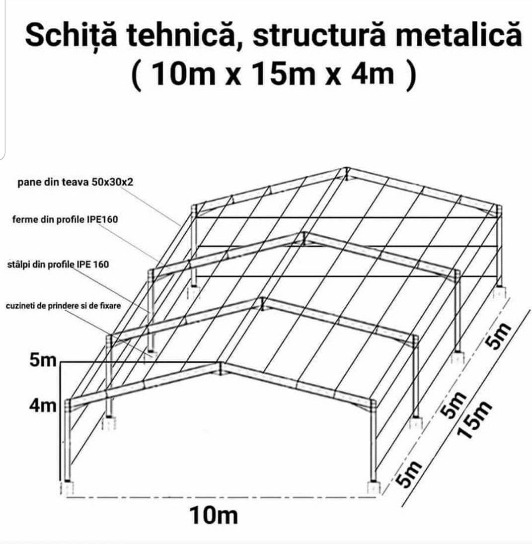 Vand hala metalică 12x38h4