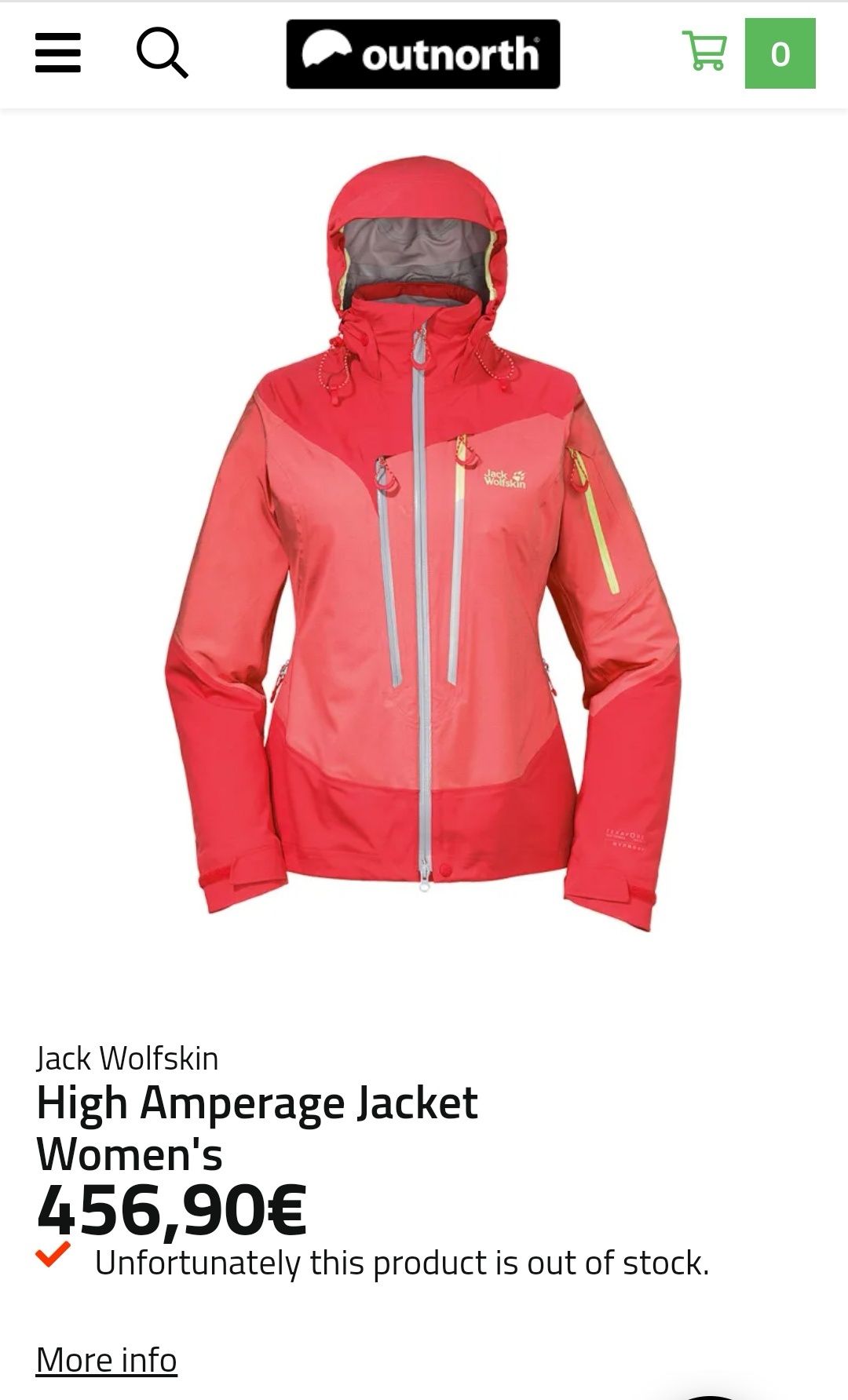 Geacă tehnică Jack Wolfskin Amperage 3-Layer damă, outdoor