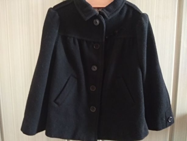 Фирменное шерстяное пальто Benetton на 4-5 лет