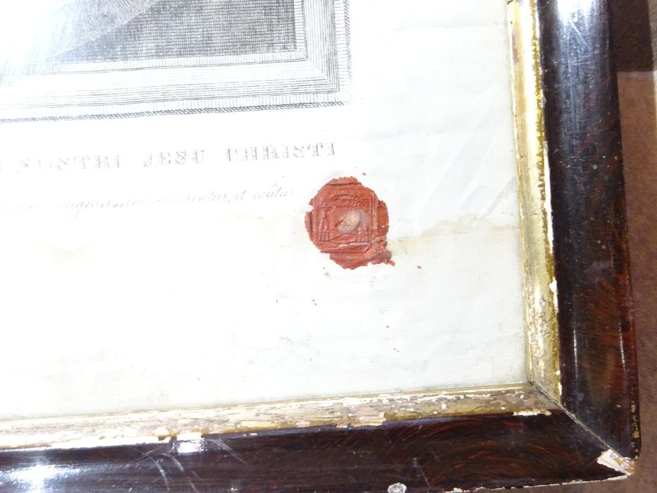 Tablou vintage Veil of Veronica - The Holy Face of Jesus