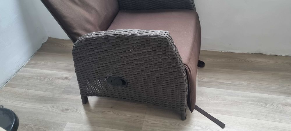 Fotoliu recliner imitatie ratan