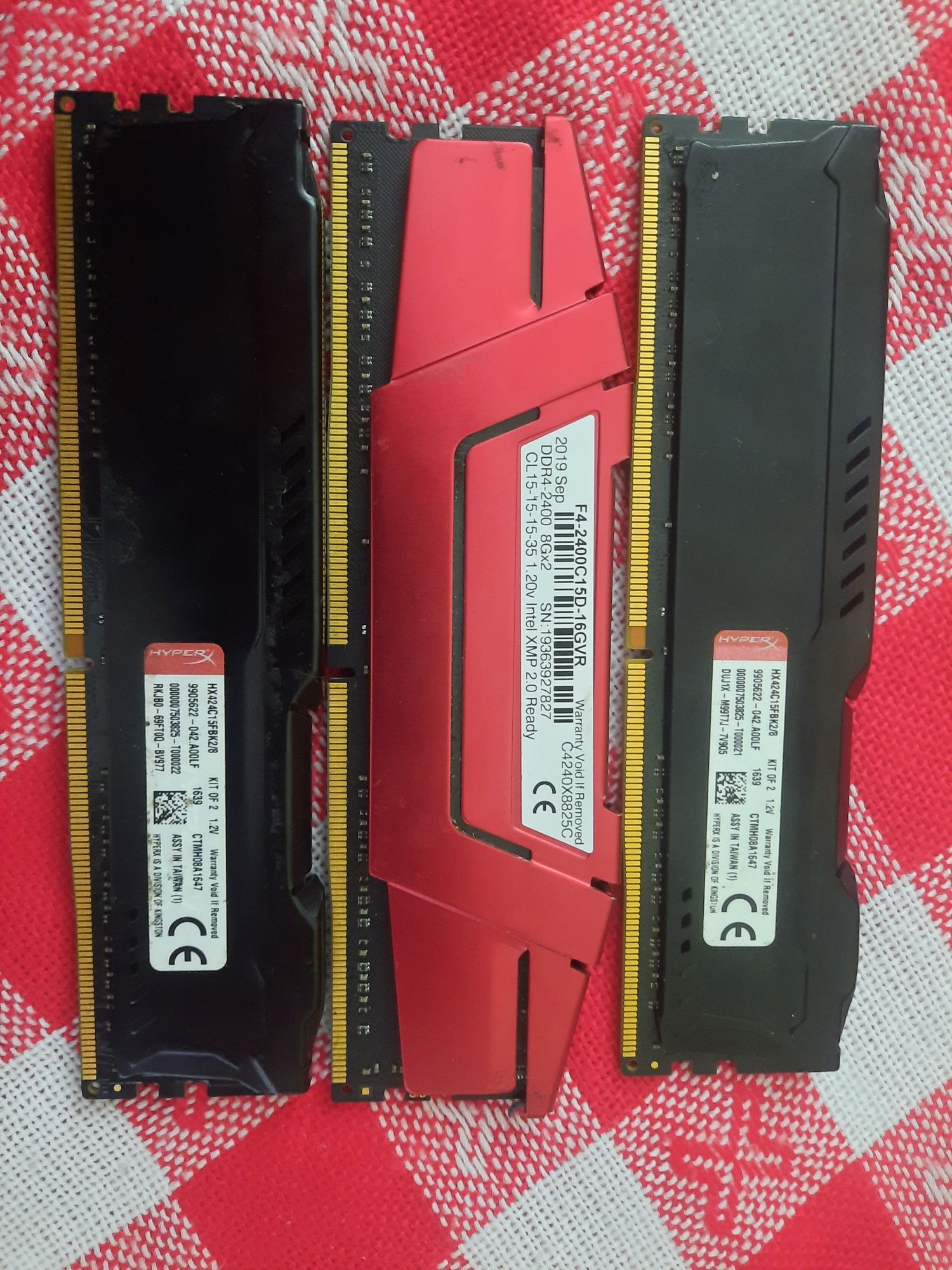 Рам DDR4 3х8гб!!