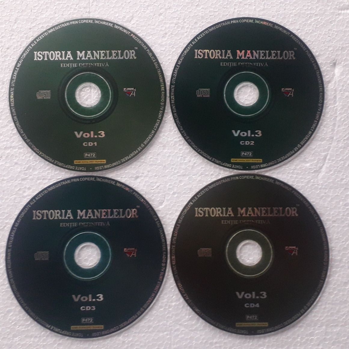 CD - Istoria Manelelor vol.3 (4CD)