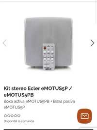 Boxe active Ecler stereo bluetooth telecomanda cafenea bar NU Sonos