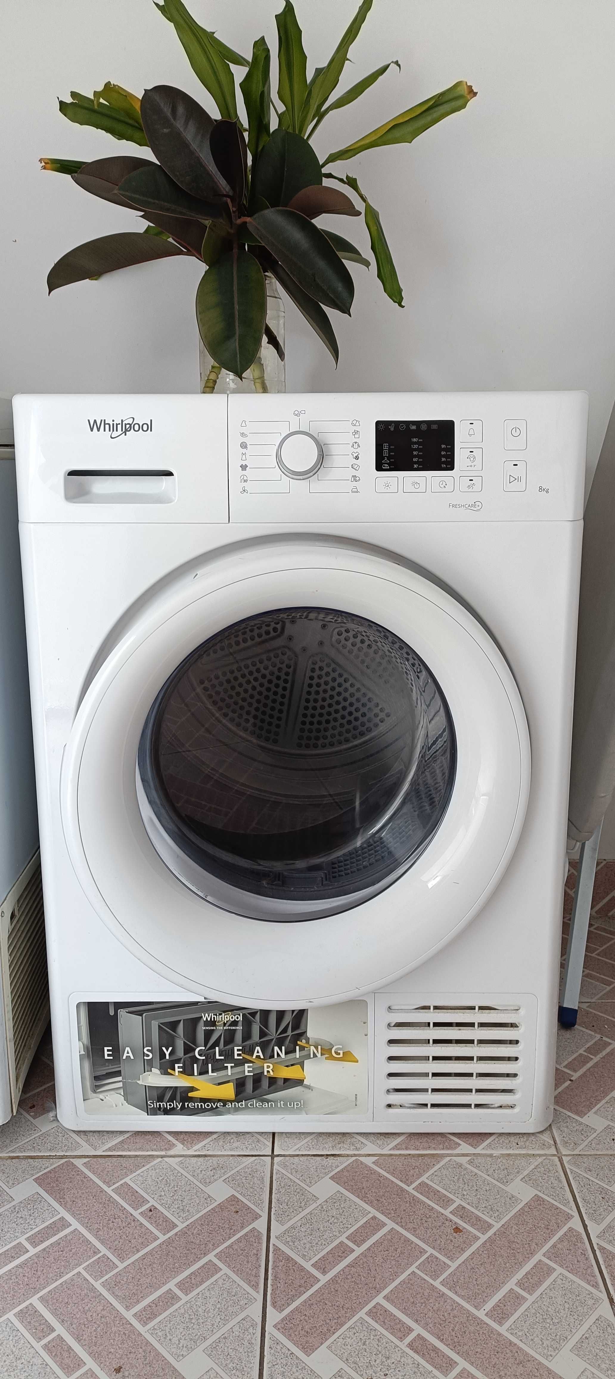 Uscător de rufe Whirlpool de 8 kg