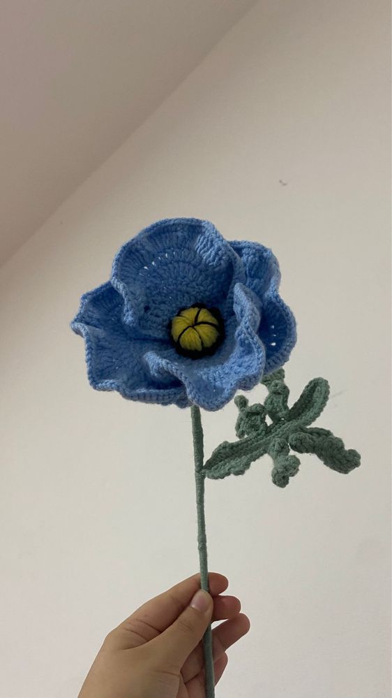 Croșetate handmade Crochet flower bouquet knitting gift