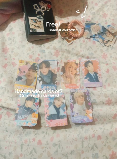 Ot7 straykids handmade cards!
