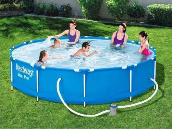 Piscina BestwaySTEEL PRO cadru metalic, 305 x 76 cm, TRANSPORT GRATUIT