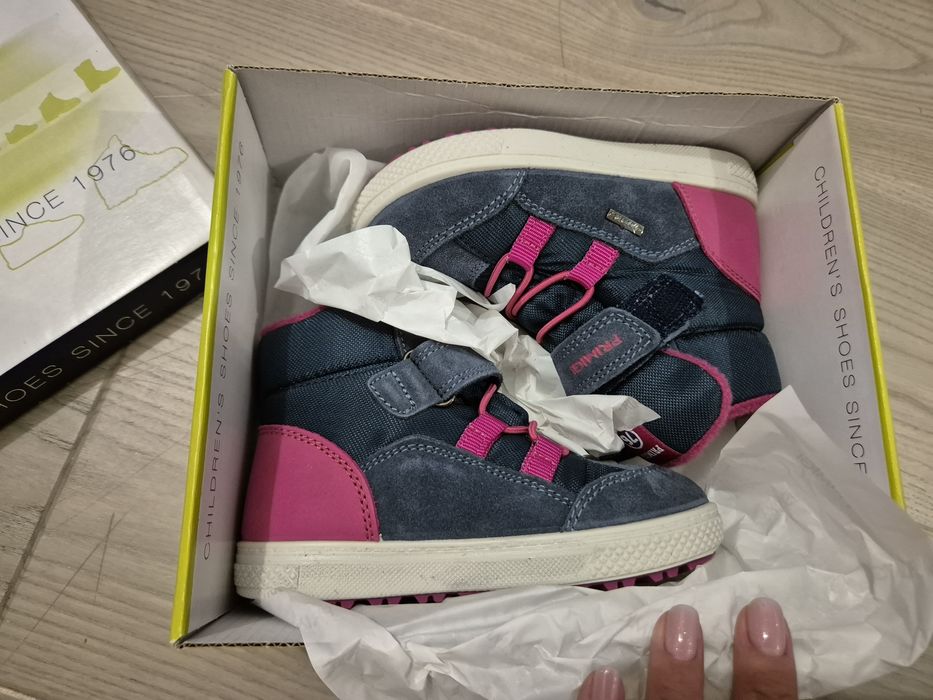 Ghete Primigi piele si lână marimea 26 fetite