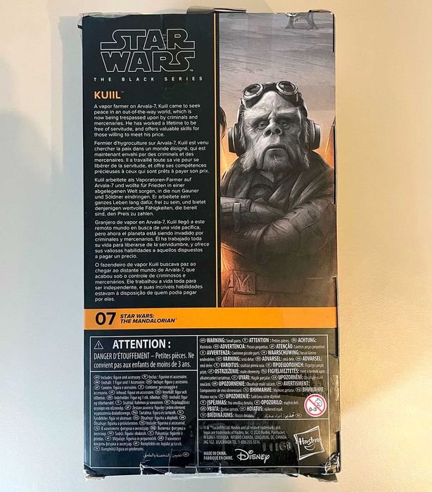 Figurina Star Wars The Mandalorian Kuiil - The Black Series - NOU