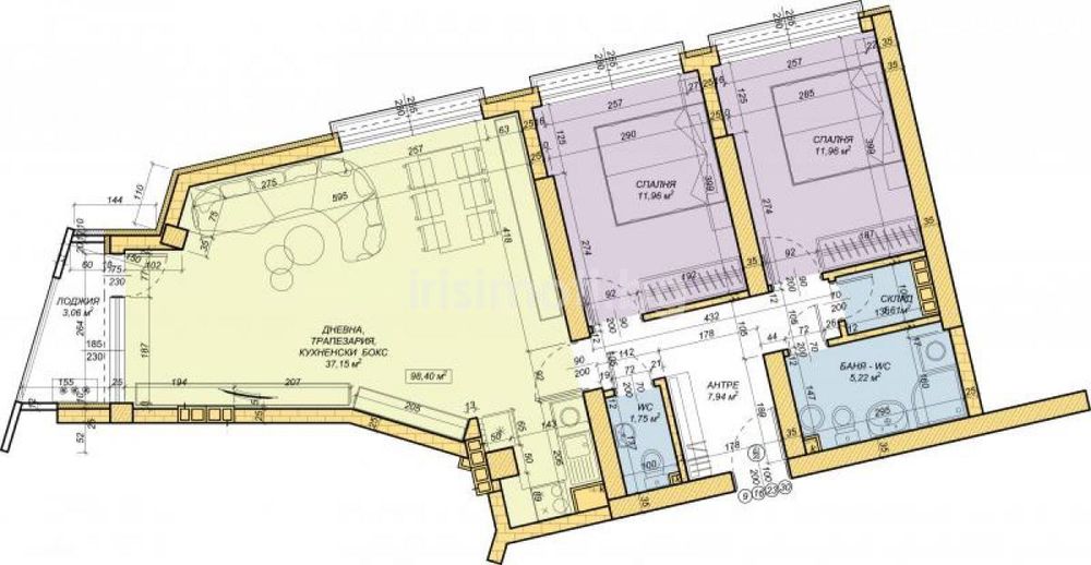 Продава се Тристаен апартамент в София, Овча купел - 112 кв.м за 1710 €/кв.м - Снимка #6