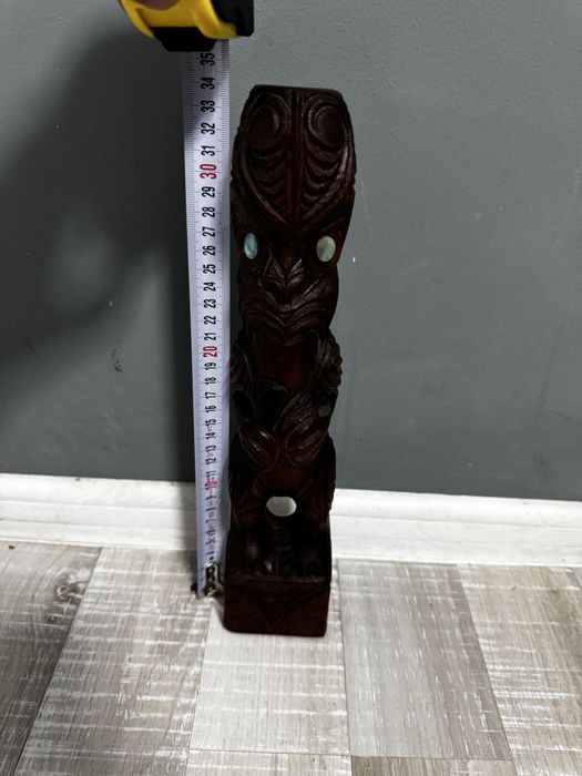 Колекция ръчно резбовани дървени фигури / маски – етно, Мауори