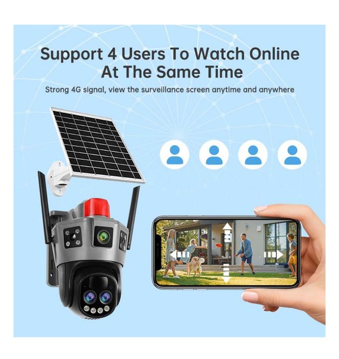 Автономная камера видеонаблюдения на сольнечном панеле