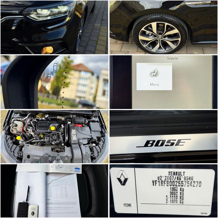 RENAULT MEGANE 2017 BOSE‼️Led Masaj Distronic Navi Piele Keyless‼️