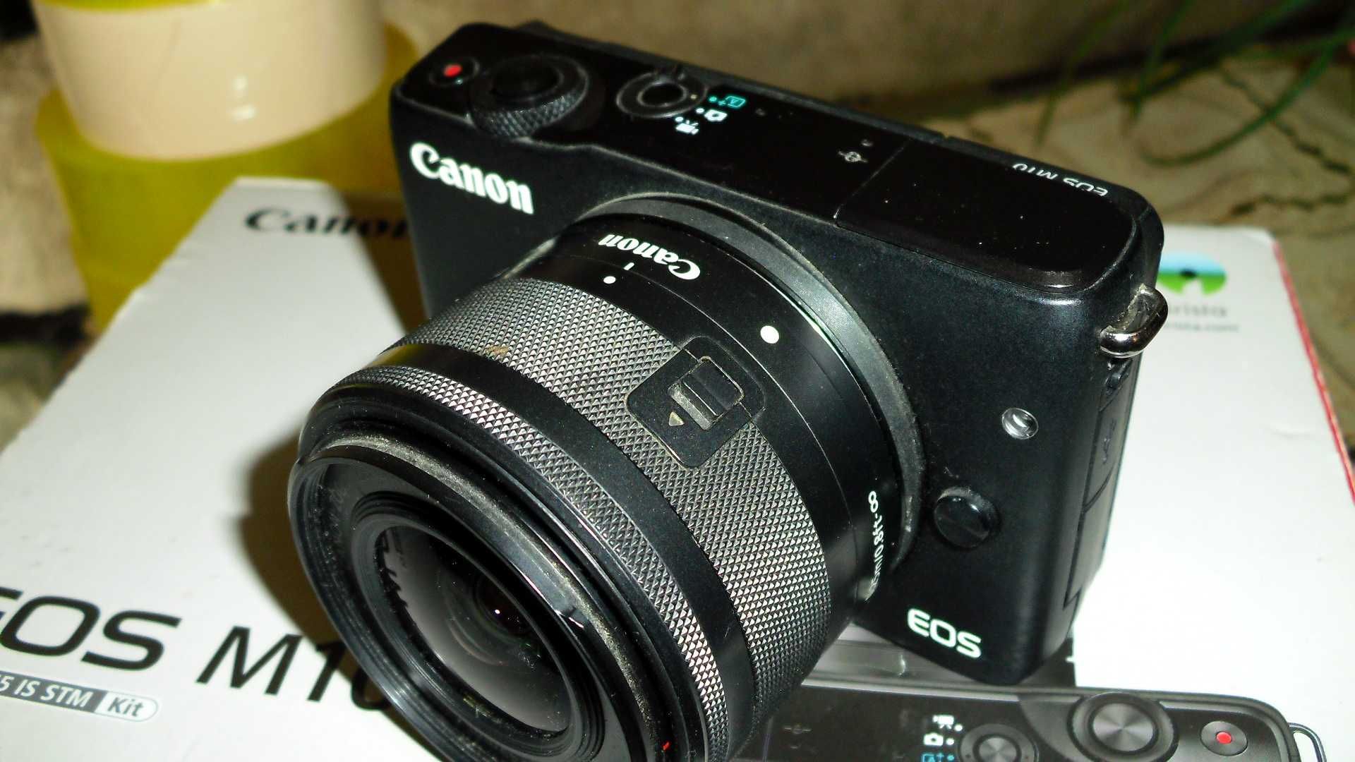Фотоапарат CANON EOS М 10 с обектив EF-М 15-45 mm 1:3.5-5.6 IS STM