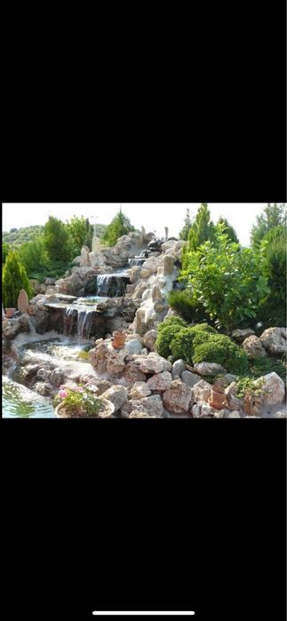Cascade din piatra naturalq de calitate superioara