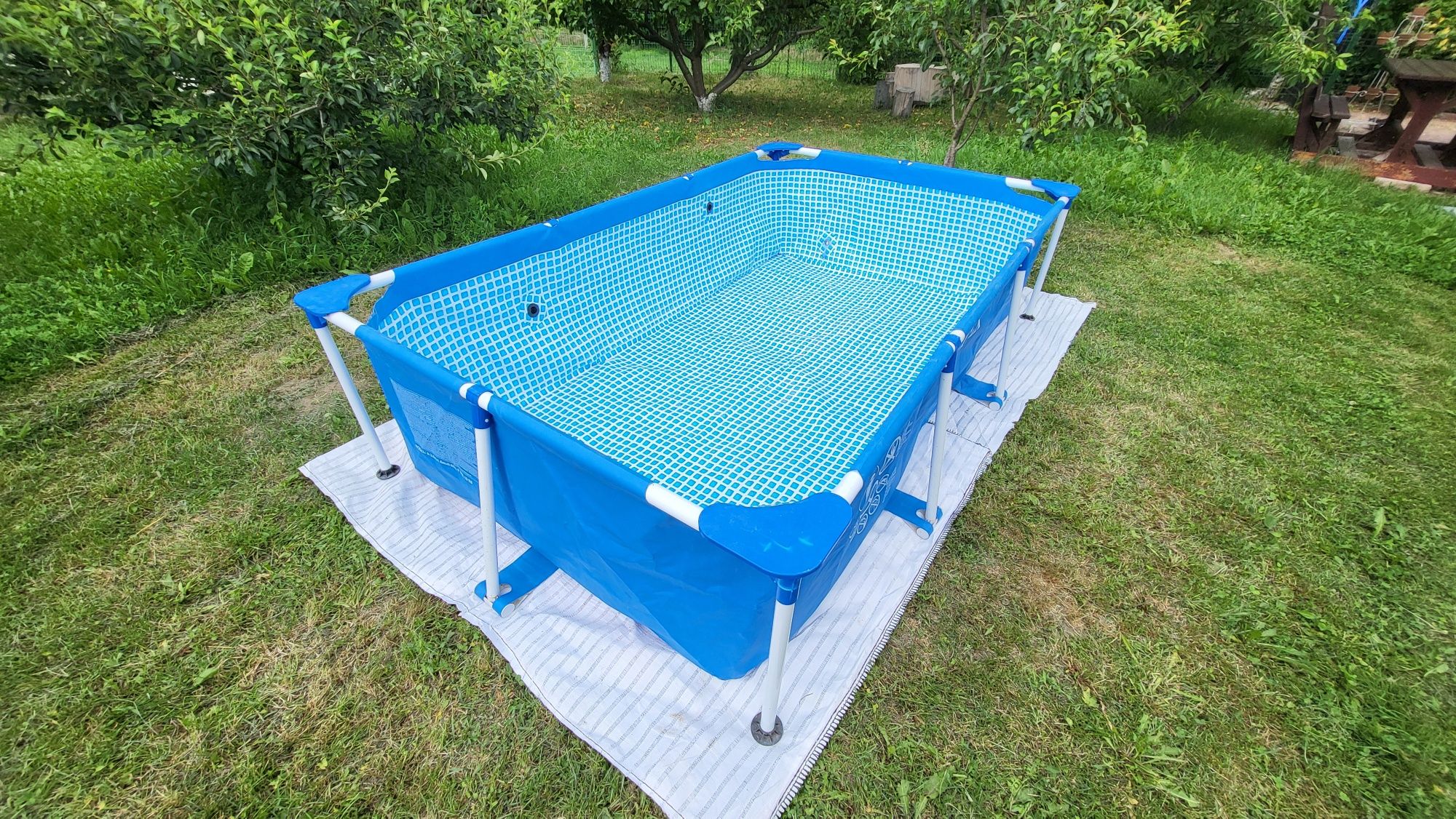 Piscina cu cadru metalic INTEX, 260 x 160 x 65 cm + Pompa filtrare